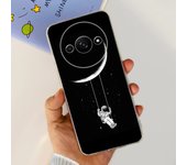 For Funda Xiaomi Redmi A3 Case 2024 Fashion Flower Transparent Silicone Soft TPU Phone Case For Xiomi Redmi A3 RedmiA3 4G Covers