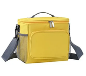 Lunch Bag Large Capacity Outdoor PEVA Thermal Picnic Box with Shoulder Strap Water Resistant Cooler Pack