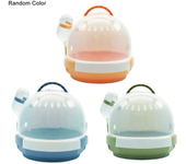 Hamster Travel Case Plastic Hamster Carrier Box Outdoor Small Pet Crate Guinea Pig Hedgehog Transport Case Safe Breeding Box