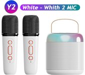 Micrófono inalámbrico Y5, máquina de Karaoke with Altavoz Bluetooth, Luces RGB de Fantasía, efectos, HIFI Subwoofer, KTV, de sonido System DSP, Y3, Y2, Y1