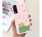 For Vivo Y20 V2029 Case Cute Astronaut Cartoon Soft Cover For Vivo Y20i Y20S Y20A Y20G Y11S Y12S VivoY20 Y 20i Shockproof Bumper