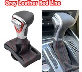 Fit for Audi A3 8P A4 B8 A5 Q5 A6 C6 Automatic Shift Handball Shift Lever Handball Integrated Gear Head Gear Shift Knob Boot