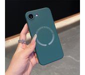 Magnetic Silicone Phone Case for iPhone 16e se4 se3 se2 8 7 Plus xs max xr x Soft TPU Wireless Charging Cover