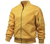 Chaqueta bomber de primavera y otoño de béisbol ajustada