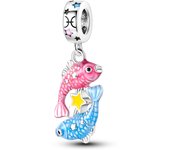 VYZW-Colgante de plata 925 para mujer, 12 signos del zodiaco, dijes de constelación, compatible con Pulsera Original, collar, joyería, regalos de cumpleaños