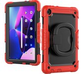 For Lenovo Tab M10 HD 3rd Gen 10.1 inch 2022 with Screen Protector Handle Ring Folding Stand Case