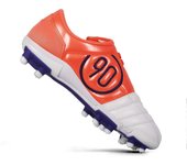 Mens High Tops Soccer Shoes FG Cleats Firm Ground Trainers Red Blue Football Boots