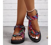 Women's printed flat sandals summer Atos