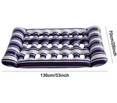 Cama inflable de agua para dormir, tumbona flotante de PVC, colchón de aire plegable para piscina, juguetes de natación al aire libre
