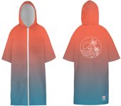 Poncho de Surf de Secado rápido, Toalla Cambiante, Bata con Capucha para Adultos, niños o Familia, Microfibra, natación, Playa, Surf, Buceo, baño en casa