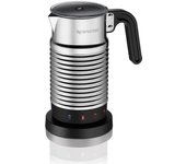 Aeroccino4 Dishwasher-Safe Electric Milk Frother with Four Styles of Preparation (Silver and Black)