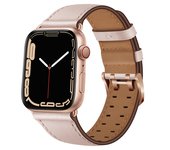Strap For Apple Watch 49MM 45MM 41MM 44MM 38MM 42MM Business Real Leather Woman Bracelet iWatch serie Ultra 49mm 8 se 7 6 5 SE2