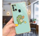 Maple Leaf Couple Heart Cases For Samsung A21s Case Silicone Cover Samsung Galaxy A21s SM-A215F Camera Protection Casing Soft
