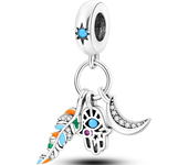 100% Real S925 Sterling Silver sunflower ladybug Charm Fit Original 3mm Bracelet&Bangle For Women Birthday Fine Jewelry Gift