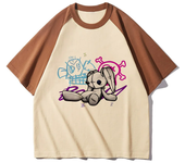 Hot Anime Arcane Jinx T Shirt Men Women Kawaii Cartoon Graphic Tees Hip Hop 90s Harajuku T-shirt Streetwear Male