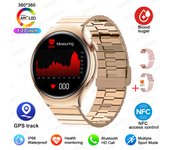 Female Reloj inteligente Bluetoothcalling, IP68, NFC, heart rateblood oxygensleep monitoring, GPS, best gift for women2024New