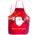 1PC Santa Claus Apron Christmas Tree Dinner Decoration Men and Women Home Kitchen Cooking Baking Oil-proof Apron
