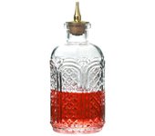Vintage Bottle of Bitters Luxury Japanese-style Bartender Bottle Multi-function Glass Via Bitter Dispenser Bottle Whisky