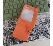 Luxury Korean Candy Color Wrist Strap Bracket Simple Case for Samsung Galaxy Zflip5 5G Z Flip5 Flip5 Zflip5 Cover with Holder