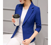 Elegant suit women  formal office size thin jacket pocket