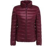 Abrigo de plumas para mujer de invierno ligero y abrigador