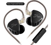 KZ Saga Inear HiFi Earphones Dynamic Tunable Balanced Armature Headphones 3.5mm Detachable Cable Monitor Noise Reduction Earbuds