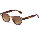 Gafas de sol redondas para hombre y mujer, lentes de sol cuadradas con remaches, color amarillo y azul, diseño Retro de marca, a la moda, UV400, 2024