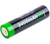 Nextorch 18650 Battery for Flashlights, Multiple circuit protection, Available in 2600mAh/3400mAh, with Type-C Charging Port, Rechargeable