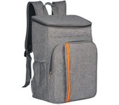 Mochila IsotéRmica Flexible De 20 Litros, MoChila Refrigeradora Grande Para Camping/Barbacoa/Actividades Al Aire Libre (Gris)