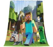 Minecraft Flannel Blanket Throws For Bedroom Decoration And Bedding