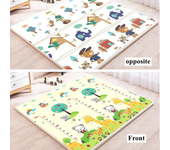 Alfombra de seurdad para niños, alfombras de gran tamaño, no tóxicos, de alta calidad, Actividades para Bebés, Gimnasio, gateo, juegos para Bebés, 200cm x 180cm