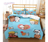 3pcs Bedding Set Cartoon Bubu and Dudu Series Design Home Textile Duvet Cover Pillow Case Kid Teen Girl Bedding Lover Covers Set