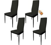 Pack de 2 Sillas de Comedor Tapizadas - Sillas Cocina Tapizadas - Sillas Comedor Pack (White, 2)