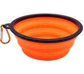Tazón plegable de silicona para perros y mascotas 350ML 1L Portátil para viajes al aire libre
