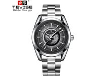 Fondo trasfondo multifunción reloj mecánico automático reloj de hombre