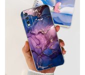 For Vivo Y12S Case V2026 V2033 V2042 Back Cover Luxury Marble Soft Silicone Cover For Vivo Y20 Y20A Y20i Y20G Y20S Y11S TPU Case