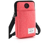 Portable Storage Bag Single/Double Layer Coin Purse Purse Bag Mobile Phone Bags Men Phone Pouch Waist Fanny Pack Belt Waist Bag