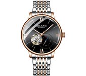 AILANG-reloj mecánico automático para hombre, cronógrafo de moda, resistente al agua, marca famosa de negocios, tendencia, nuevo