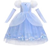 Kid Princess Dress Girl Summer Fancy Party Clothes Girls Aurora Rapunzel Cinderella Sleeping Beauty Christmas Carnival Costume