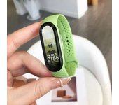 Applicable to Carbon Fiber Strap for  7 nfc smartwatch bracelet MIband silicone strap Mi Band 4 5 3 6 Accessories