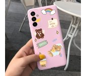 For Samsung Galaxy M13 4G SM-M135F Case Ultra Slim Soft TPU Silcione Phone Cover For Samsung M13 M 13 Sunflower Daisy Bumper Bag