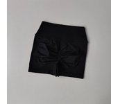 Women Crossover Waist Yoga Shorts Sport Shorts Gym Shorts Workout Running High Waist Shorts Push Up Hip Seamless Fitness Shorts