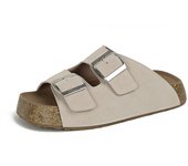 Hebilla retro con zapatillas de plataforma casuales sandalias para uso exterior