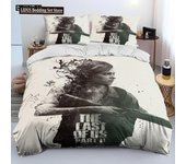 The Last Of Us Horror TV Game Pedro Comforter Bedding Set,Duvet Cover Bed Set Quilt Cover Pillowcase,king Queen Size Bedding Set