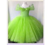Glossy Butterfly Tutu Dress Princess Bella Dress, Party Dresses For Girls, Baby Kids Parade Dresses, COS Beauty And The Beast Co