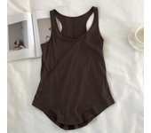 Women Vest Racerback Sleeveless T Shirt Cotton Top Plus size