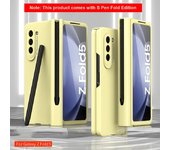 Ranura de la pluma Bisagras Película de cáscara Y la pluma Todo incluido Carcasa del teléfono móvil Galaxy Z Fold 5, 4, 3, 2,