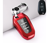 Funda de TPU para llavero de coche, carcasa con 3 botones para Peugeot 308, 408, 508, 2008, 3008, 4008, 5008