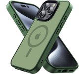 Black Matte Case for iPhone 16 Pro Max 15 Plus 14 13 Mini 12 11 SE 2022 2020 8 Magsafe Mag Safe Magnetic Cover Phone Accessories