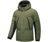 New Hooded Cotton Clothes Man Windproof Keep Warm Thickening Fashion Leisure Coats Outdoors Simplicity Big Pocket Parkas Man